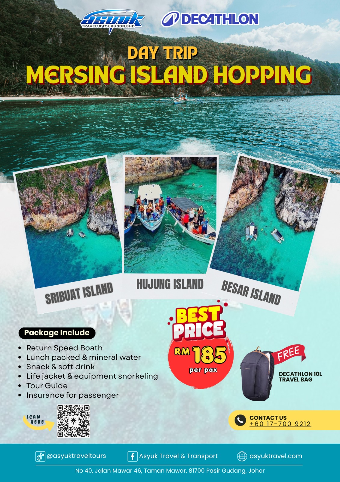 Day Trip Pulau Hopping, Mersing